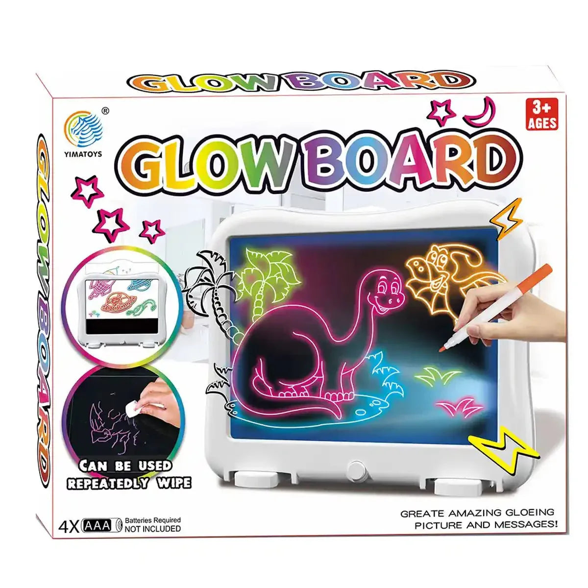 2-in-1 LCD Writing Tablet Pencil Case