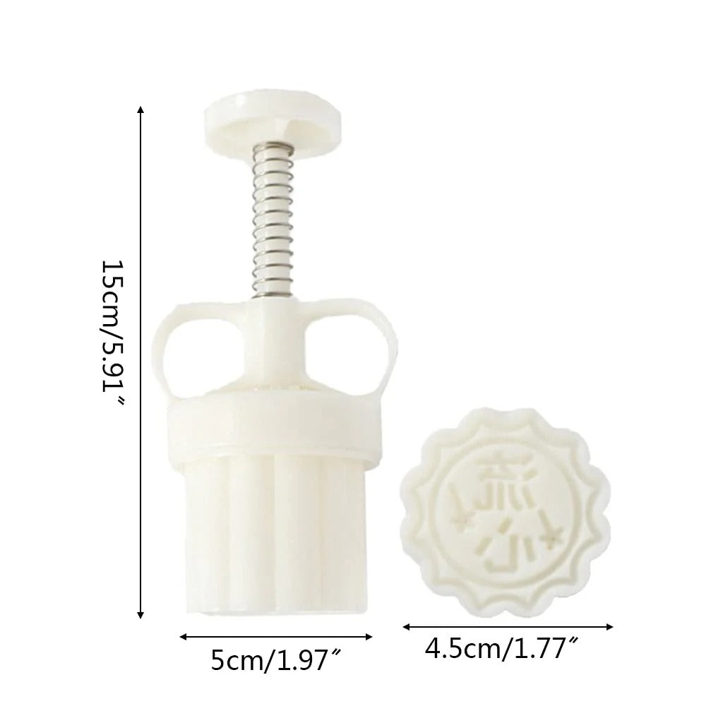 Floral Mooncake Mold Press