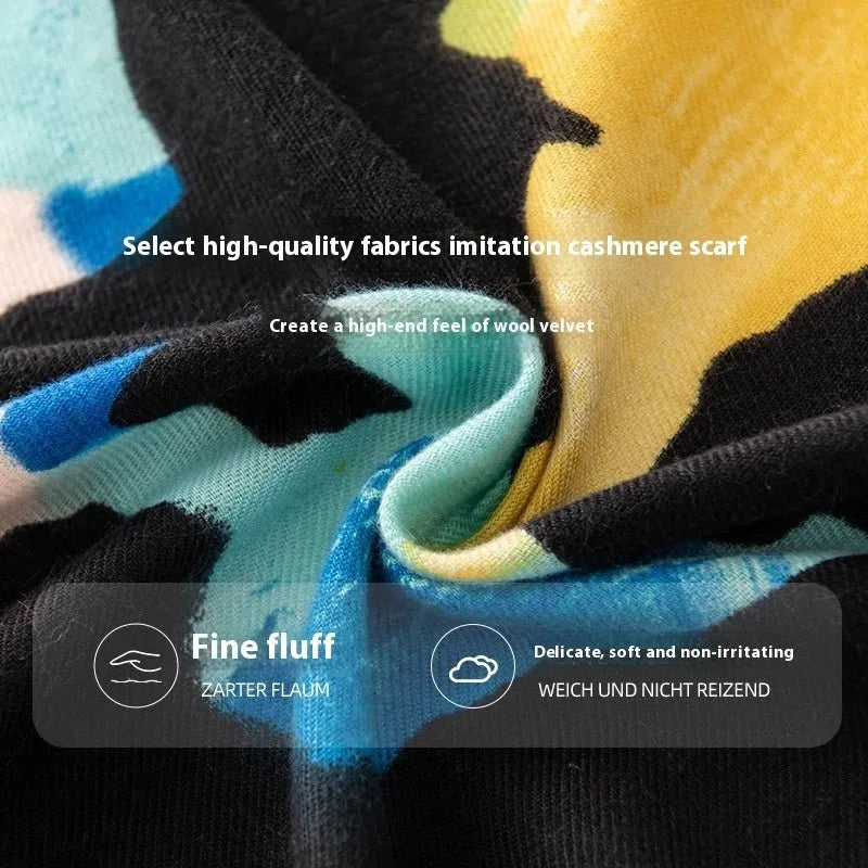 Cashmere Scarf Women's Versatile Atmosphere High Sense